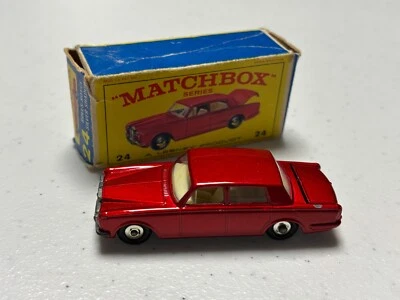 Matchbox Lesney #24-C Rolls Royce Silver Shado in Original E-4 Box - Image 1 of 4