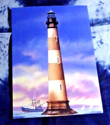 US 3789 SOUTHEASTERN LIGHTHOUSES STAMPED POSTAL CARD "MORRIS ISLAND LIGHT," SC. - Image 1 of 4
