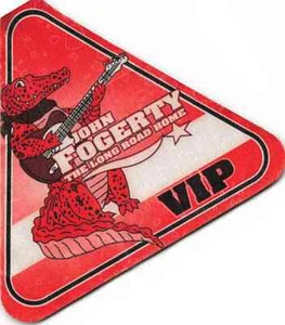 John Fogerty Backstage Pass Variante de tela VIP roja - Imagen 1 de 2