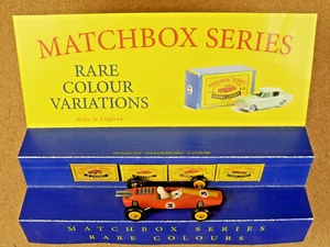 OLD VINTAGE LESNEY MATCHBOX # 19 LOTUS RACING CAR ORANGE - Picture 1 of 11