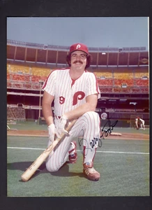 Barry Foote signed Autogramm 8 x 10 Foto Philadelphia Phillies KOSTENLOSER VERSAND - Bild 1 von 2