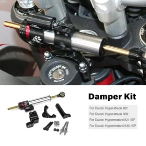 Soporte de amortiguador para amortiguador de dirección Ducati Hypermotard 821SP Hyperstrada 821 939 - Imagen 1 de 12