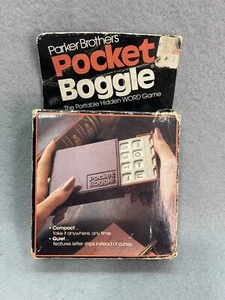 1980 Pocket Boggle The Portable Hidden Word Game Parker Brothers - Picture 1 of 4