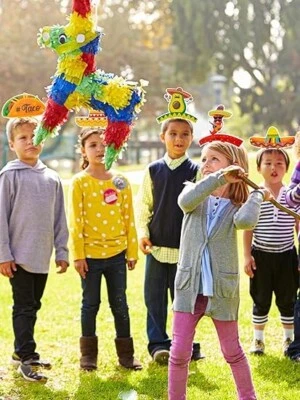 Sombrero Party Hats, Mexican Sombrero Headbands, Colorful Cardboard Cinco De May - Image 1 of 4