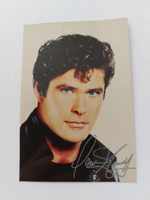 Originalautogramm von David Hasselhoff aus den 90ern - Bild 1 von 3