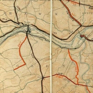 Vintage Official NY State Topographic Map Sloansville Tribes Hill Esperance  - Picture 1 of 5