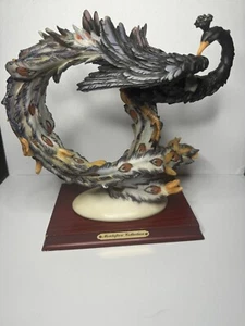 Collezione Montefiori Potatura Pavone Artigianale Resina Artista Figura Firmata - Foto 1 di 17