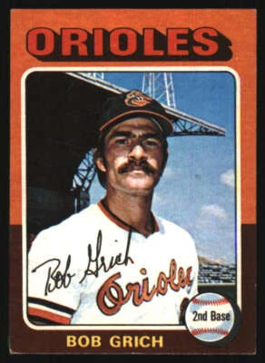 1975 Topps Mini #225 Bobby Grich EXMT/EXMT+ Orioles 607277 - Image 1 of 2