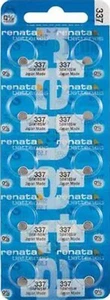 Box of 100 Renata 337 SR416SW 1.55V Silver Oxide Watch - FREESHIP- - Picture 1 of 2