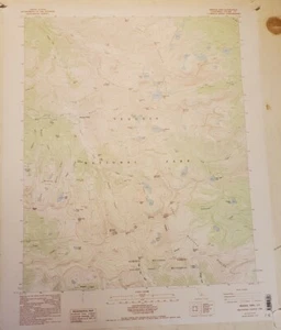 Mapa Topográfico Mineral King Quadrangle California USGS 1994 Serie Vintage 7,5 Minutos - Imagen 1 de 7