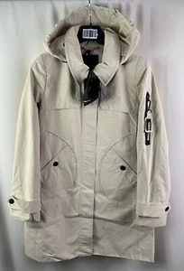 Creenstone Technical Zipper Pleat Women's Jacket, Summer Sand, Size 36 - Picture 1 of 3