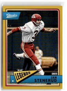2018 Panini Classics - Legends Jan Stenerud #140 Yellow /99 - Picture 1 of 2