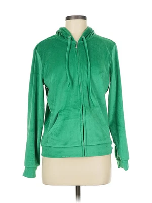 Sudadera con capucha verde con cremallera para mujer NY&C M Foto 1 de 4