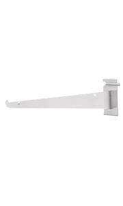 SSWBasics 14 inch White Metal Shelf Bracket for Wire Grid - Pack of 5- White - Picture 1 of 1