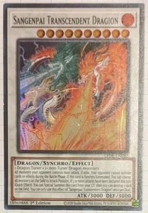 Sangenpai Transcendent Dragion LEDE-EN040 LP Super Rare 1st Edition - Picture 1 of 4