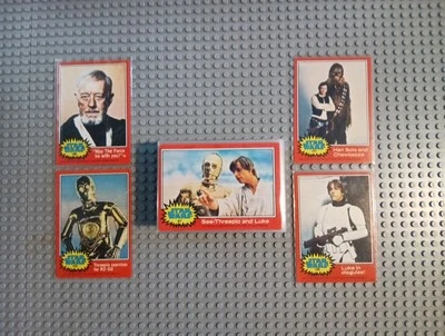 1977 topps star wars 2nd series red set 66 cards complete - Image 1 of 2