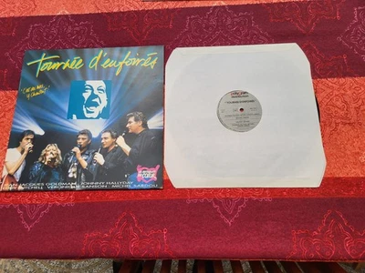 33t HALLYDAY-GOLDMAN-SARDOU TOURNEE D'ENFOIRES 1989 - Photo 1/2