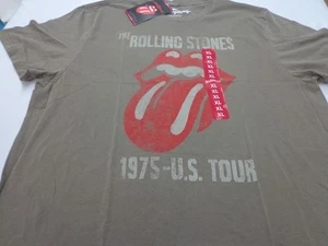 Camiseta The Rolling Stones 1975 gira por Estados Unidos talla XL NUEVA - Imagen 1 de 7