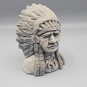 Mount ST Helen's Sculptures Vintage Native American Chief Sculpture (hand-made) - Picture 1 of 5
