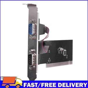 PCI Serial Port Connectors PCI to COM 9 Pin RS232 DB9 Desktop Computer Adapter - Afbeelding 1 van 10