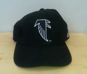 Vintage Atlanta Falcons Sports Specialties Black Plain Logo Snapback Cap NEUWERTIG - Bild 1 von 9