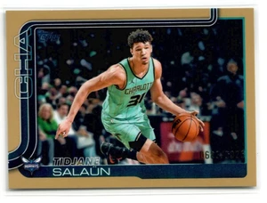 Tidjane Salaun 2025-26 Topps NBA #71 GOLD BORDER PARALLEL #/2025 HORNETS - Bild 1 von 1