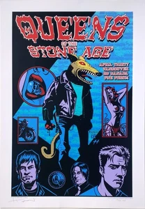 Queens of the Stone Age Concert Poster Vancouver 2008 Artist Proof - Picture 1 of 2