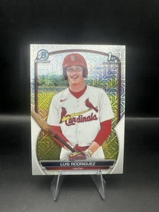 2023 Bowman Chrome LUIS RODRIGUEZ 1st Mojo Refractor #BCP-130 - Cardinals - Picture 1 of 2