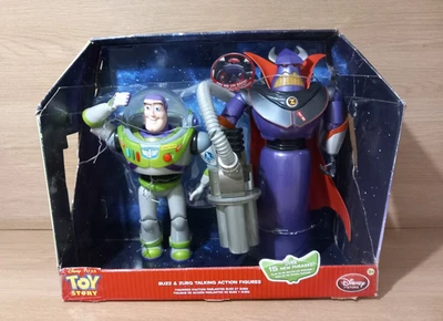 Rare  disney store exclusive buzz lightyear and zurg the alien talking figures - Image 1 of 4