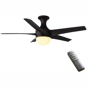 Home Decorators Collection Tuxford 44 in. LED Indoor Mediterranean Bronze Fan - Picture 1 of 8