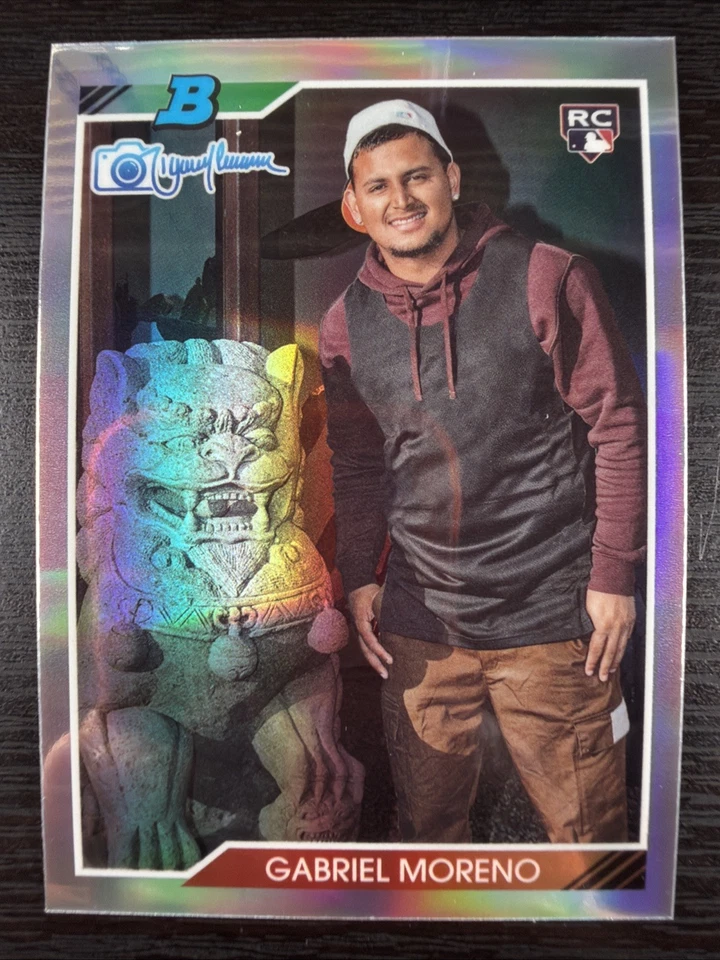 2023 Bowman Chrome Rookie Refractor Insert Gabriel Moreno #92RJ-13 - Image 1 of 2