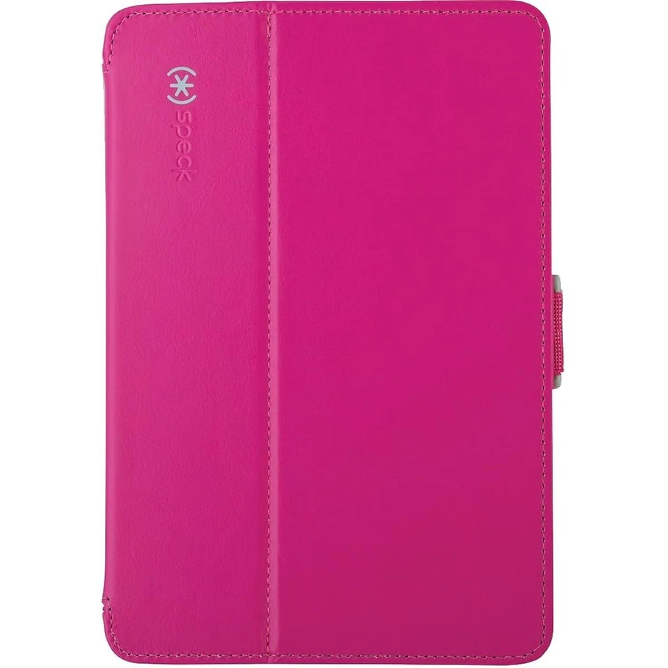 Speck StyleFolio Kickstand Case for iPad Mini 1/2/3 - Fuchsia Pink/Nickel Grey - Image 1 of 4