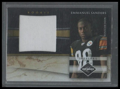 2010 Panini Limited #29 Emmanuel Sanders Rookie Jumbo Jerseys #/100 - Image 1 of 2