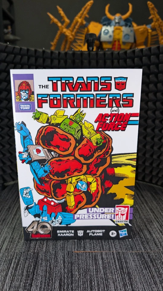 Generations Comic Edition Autobot Flame & Emirate Xaaron Action Figure 2-Pack - Image 1 of 4