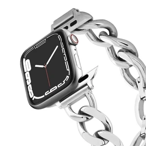 Chain Bracelet Watch Band [Premium Stainless Steel] Compatible with Apple Wat... - Picture 1 of 4