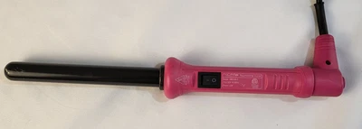 Varinha de ondulação reversa estilo rosa quente profissional NuMe com turmalina HB025B-3 - Imagem 1 de 4