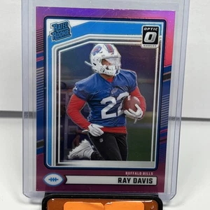 Donruss Ray Davis Optic 2024 vista previa clasificación novato rosa Prizm - Imagen 1 de 2