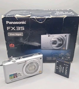 Panasonic Lumix DMC-FX35 Compact Digital Camera, No Charger, Please Read.  - Picture 1 of 13