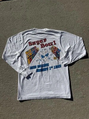 Vintage 1993 Bourbon Street Sugar Bowl New Orleans T Shirt Adult Medium Mens - Image 1 of 4