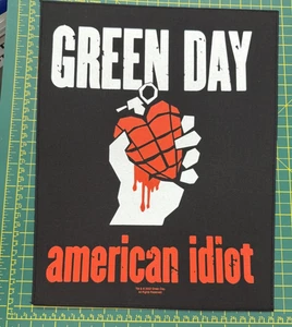 Green  Day American Idiot  Large Size Sew On Back Patch Officially Licensed Item - Picture 1 of 8