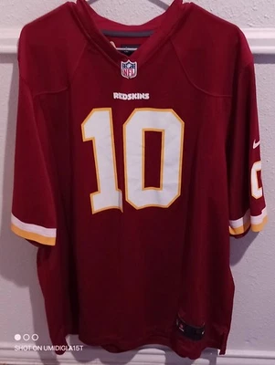 Camiseta para hombre Nike On Field Washington Redskins RG3 Robert Griffin III #10 XL nueva con etiquetas Foto 1 de 4