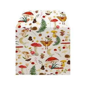 Colorful Mushroom Table Runner, Rustic Seasonal Botanic Table Runners Farmhou... - Picture 1 of 6