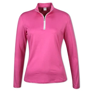 Top ligero de capa media Pure para dama en rosa azalea - Imagen 1 de 5