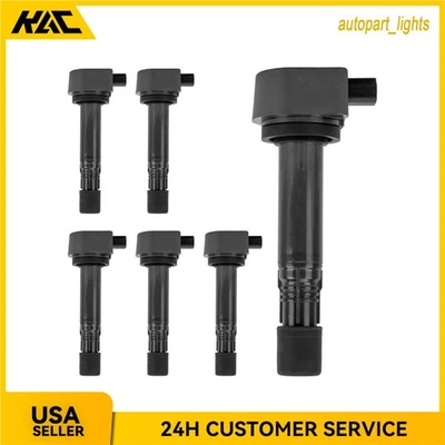 Ignition Coil For 2009-15 Honda Pilot 2010-13 Acura MDX 2013-15 Acura RDX 6Pcs - Image 1 of 4