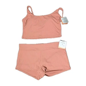 Shade And Shore Two Piece Swimuit Swim Shorts Size Xl Tankini Top Size L Bikini - Picture 1 of 11