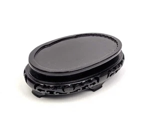 Carved Wood Asian Chinese Rosewood? Stand for Pot Plant Vase Jar Bowl - Picture 1 of 6