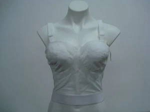 NWT Women's Goddess Corset Bra Size 36DD White #129Q - Picture 1 of 2