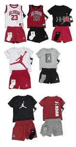 NIKE AIR JORDAN 3 Piece Short Set: T-shirt or Tank w/Shorts & Socks; 6M-24M NWT - Picture 1 of 23
