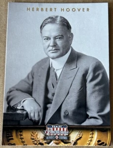 HERBERT HOOVER 2012 PANINI AMERICANA HEROES & LEGENDS Card#31 NM-MT Condition - Picture 1 of 2
