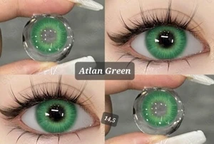 Atlantis Green ❤️ 100% Deckend/Auffallend ❤️ Grüne Kontaktlinsen ❤️ K38 - Bild 1 von 1